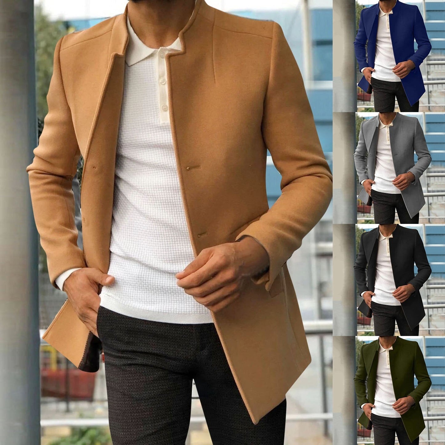 Larson Herren Slim-Fit Mantel - Norvielle