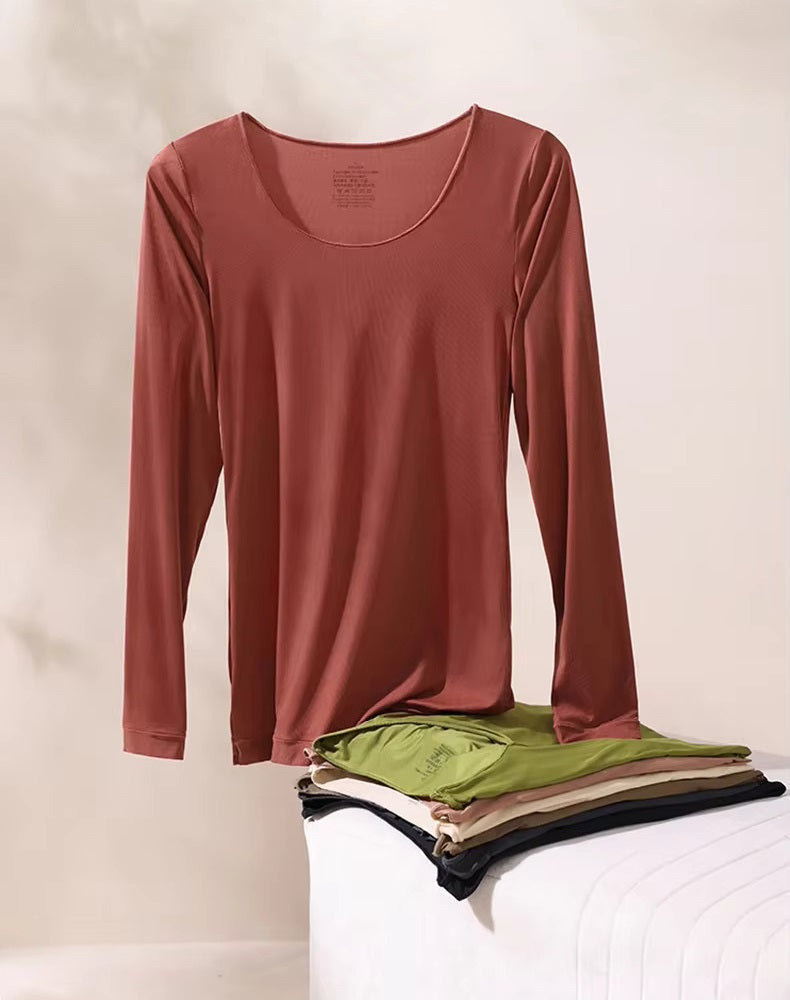 Thermounterwäsche Set Damen Langarmshirt und Leggings