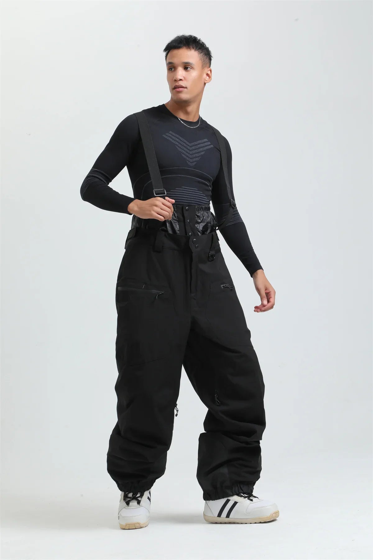 Unisex Skihose Trägersystem Funktionsmaterial