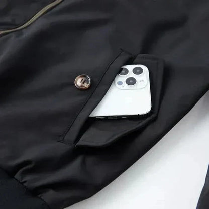 Herren Bomberjacke Karomuster Futter