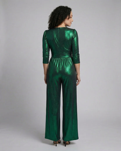 Eleganter Damen-Overall Glänzend