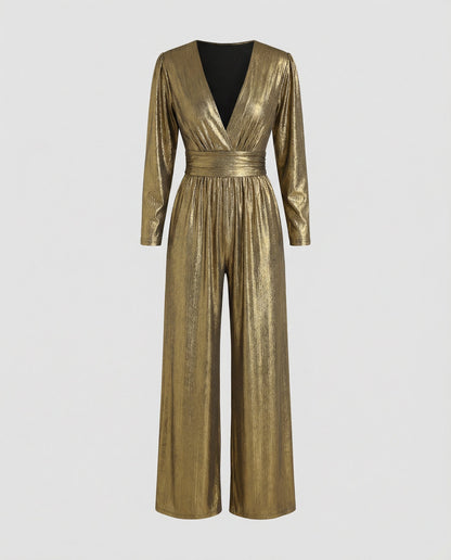 Eleganter Damen-Overall Glänzend