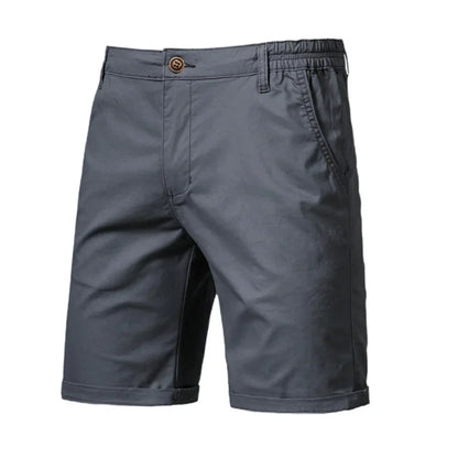 Herren Chino-Shorts mit Knopfleiste Beige