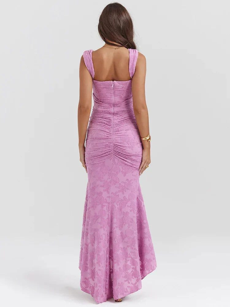 Gerafftes Damenkorsettkleid Tiefes Dekolleté