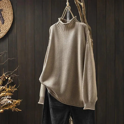 Damen Rollkragenpullover Elegantes Design Locker Fall