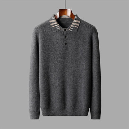 Herren Strickpullover Klassisch Winter Beige - Norvielle