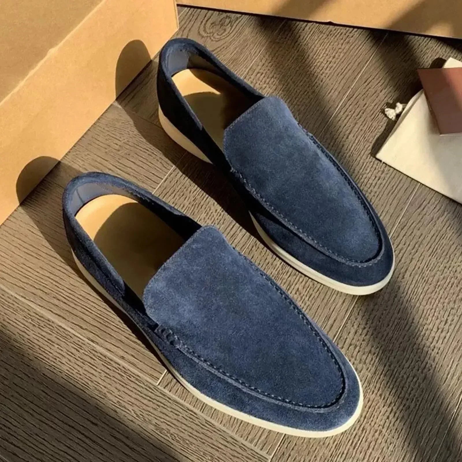 Herren Halbschuhe Klassischer Schnitt Schwarz - Norvielle