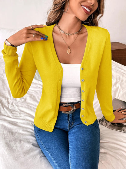 Norvielle Damen Cardigan Leicht Stilvoll
