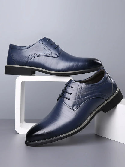 Herren Schnürschuh Business Leder