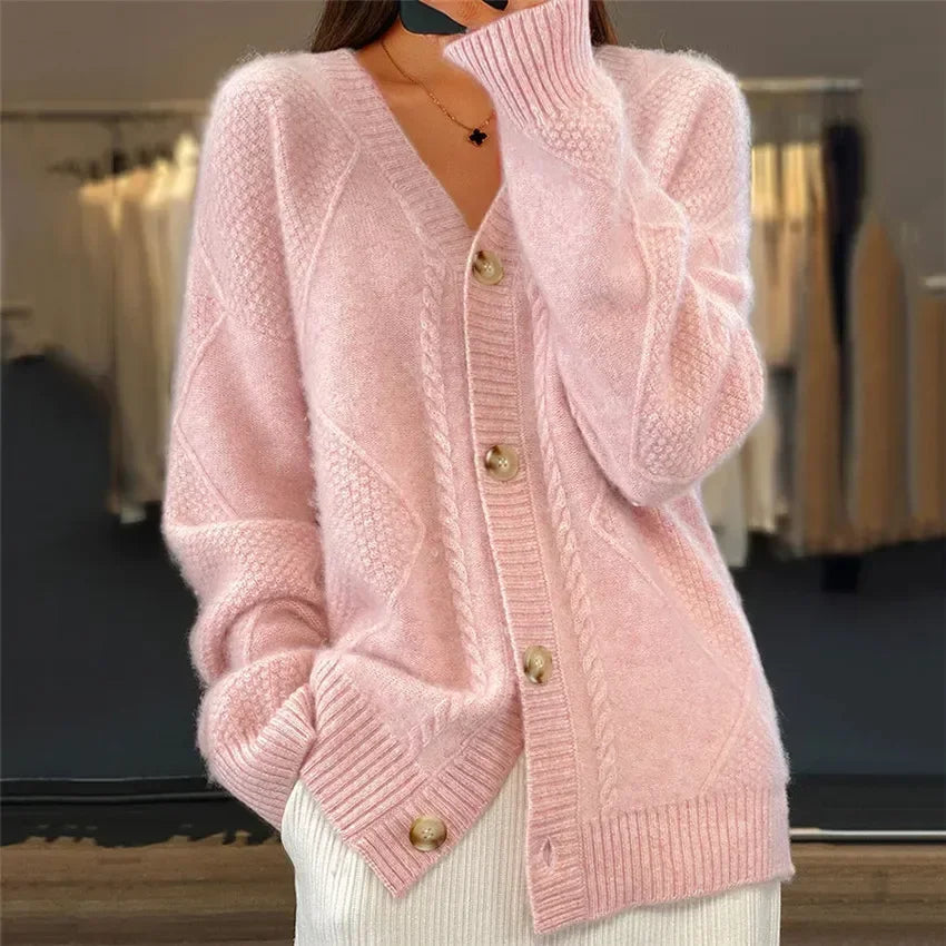 Damen Formeller Button-Cardigan - Norvielle