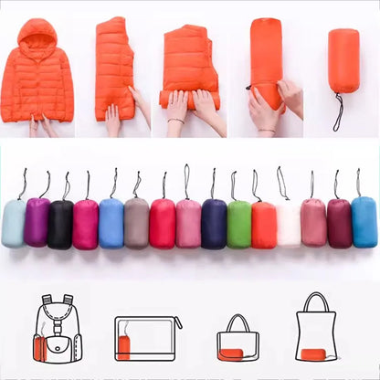 Norvielle Damen Daunenjacke Leicht Herbst Winter