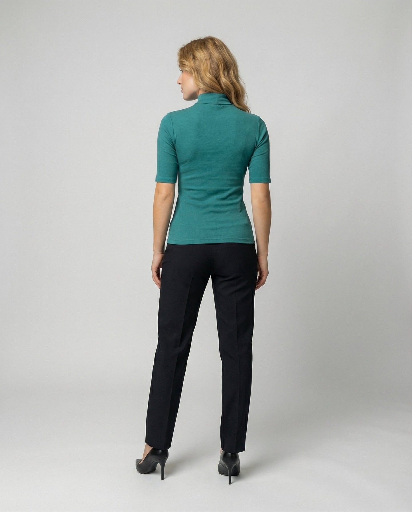 Damen Rollkragenpullover Feinstrick Nahtlos