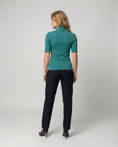 Damen Rollkragenpullover Feinstrick Nahtlos