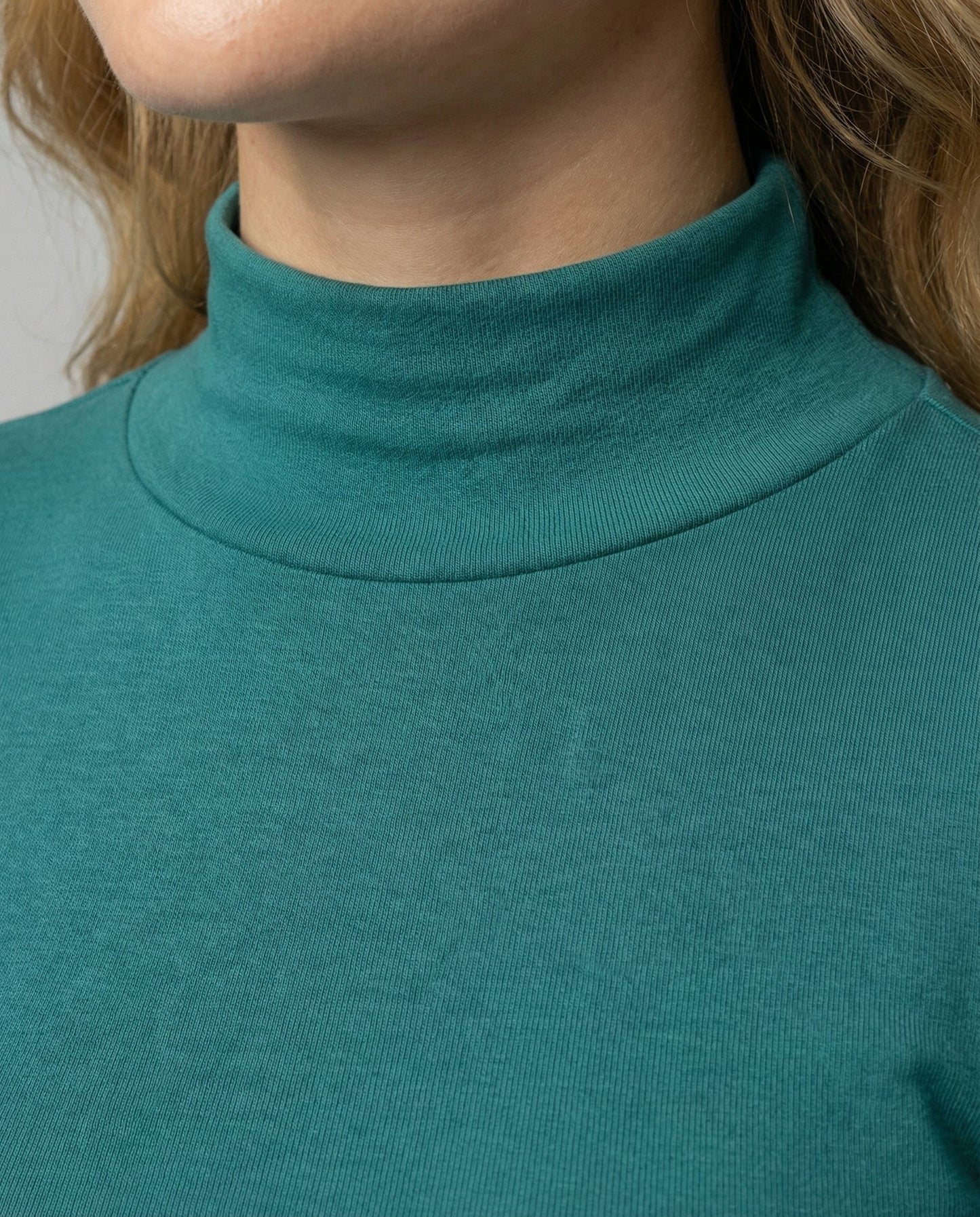 Damen Rollkragenpullover Feinstrick Nahtlos