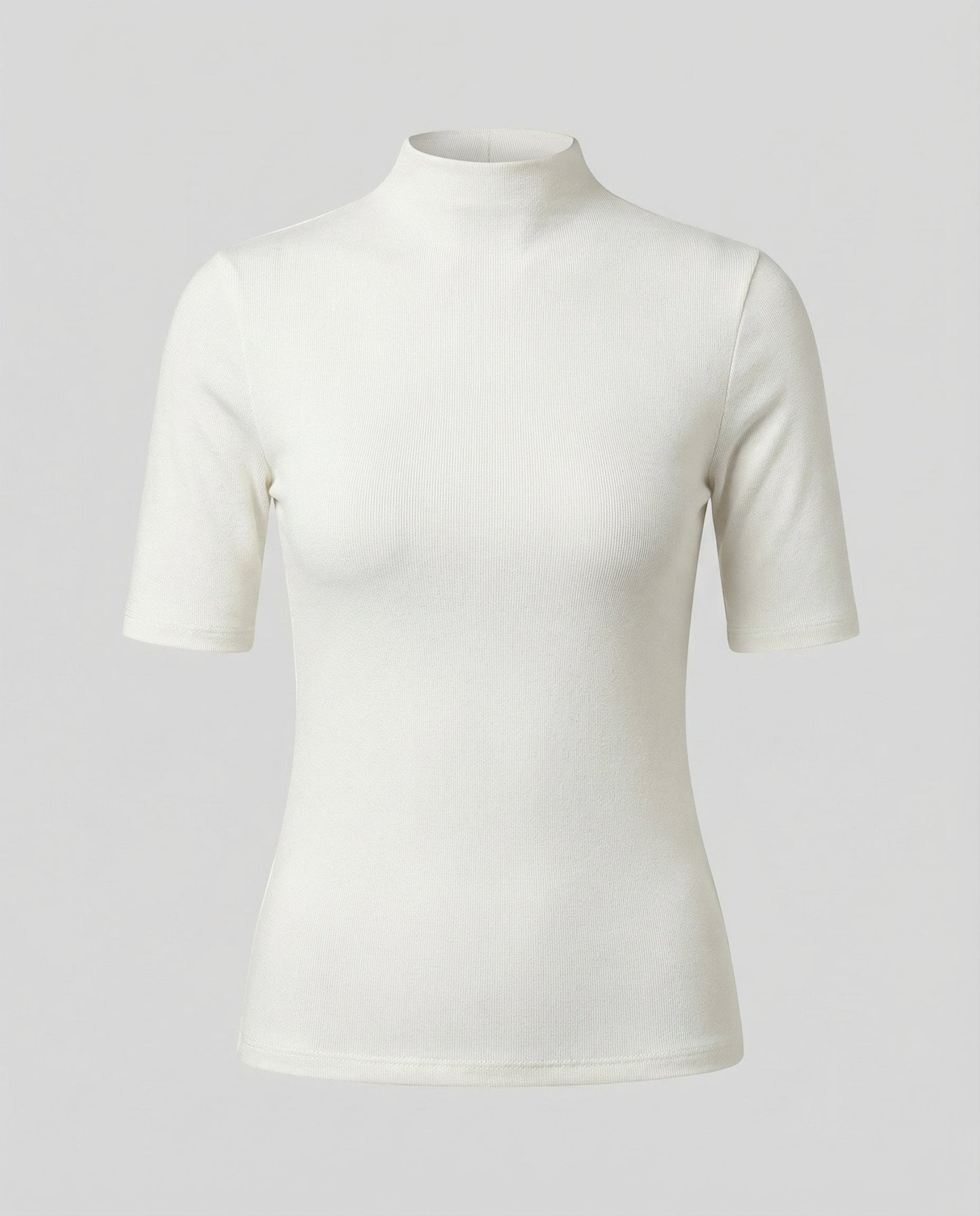 Damen Rollkragenpullover Feinstrick Nahtlos