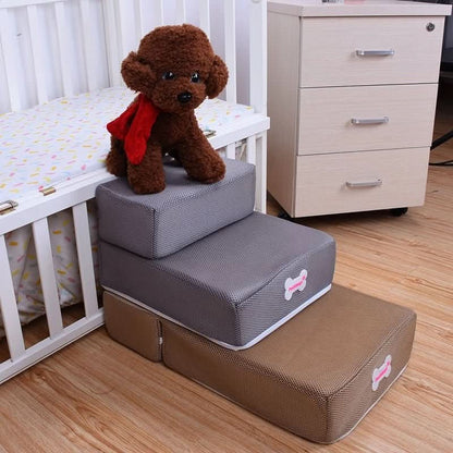 Hundetreppe Gelenkschonend für Sofa Bett Holz