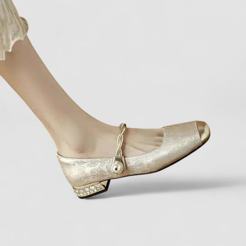 Damen Orthopädische Mary Jane Schuhe Niedriger Absatz