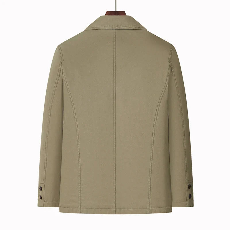 Herrenjacke Lockere Passform Entspannter Schnitt