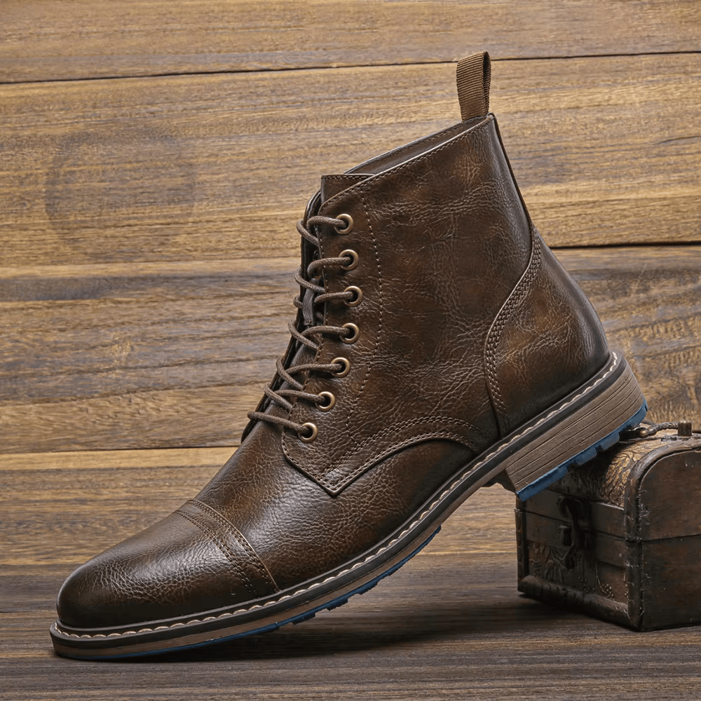 Herren Stiefel Geschlossene Form Schnürstiefel - Norvielle