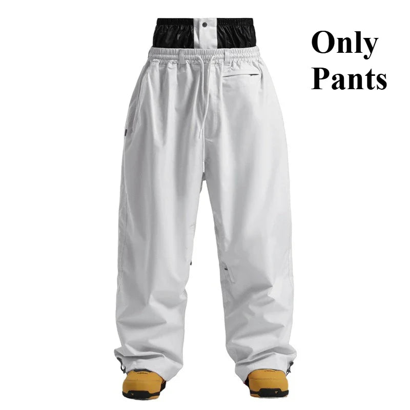 Herrenhose Lockere Fit Weite Beinform Mit Taschen