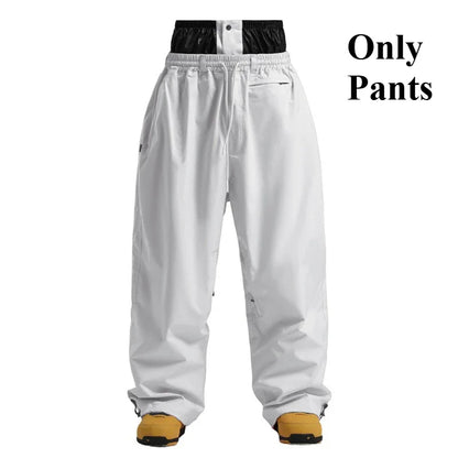Herrenhose Lockere Fit Weite Beinform Mit Taschen