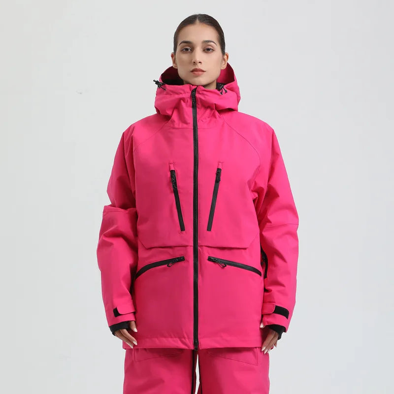 Unisex Skijacke Wintersport Funktionales Nylon