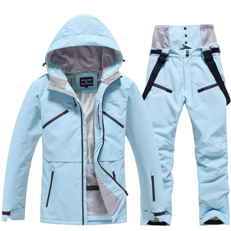Unisex Skianzug Zweiteiliger Jacke und Hose
