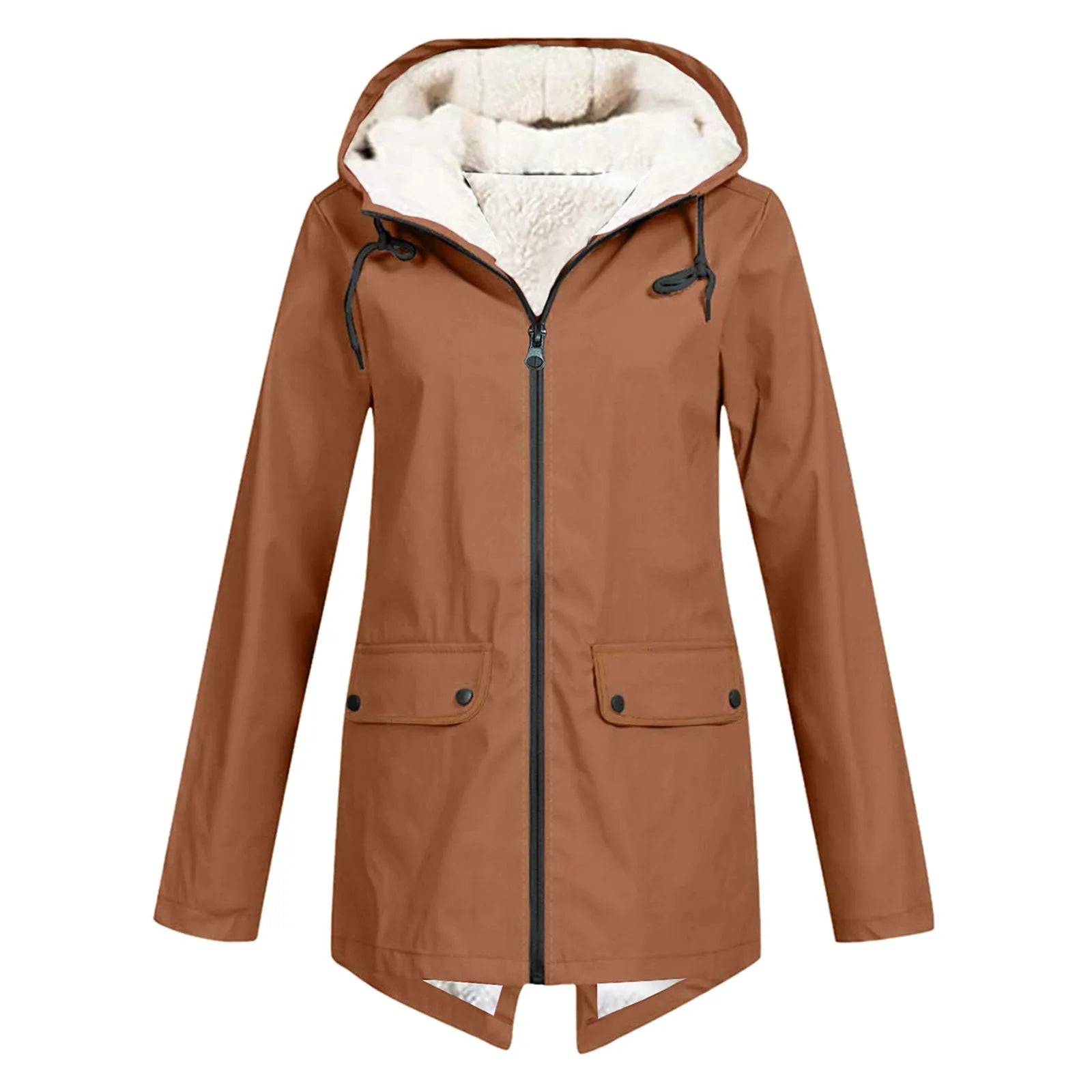 Norvielle Damen Regenjacke Wasserabweisend - Norvielle