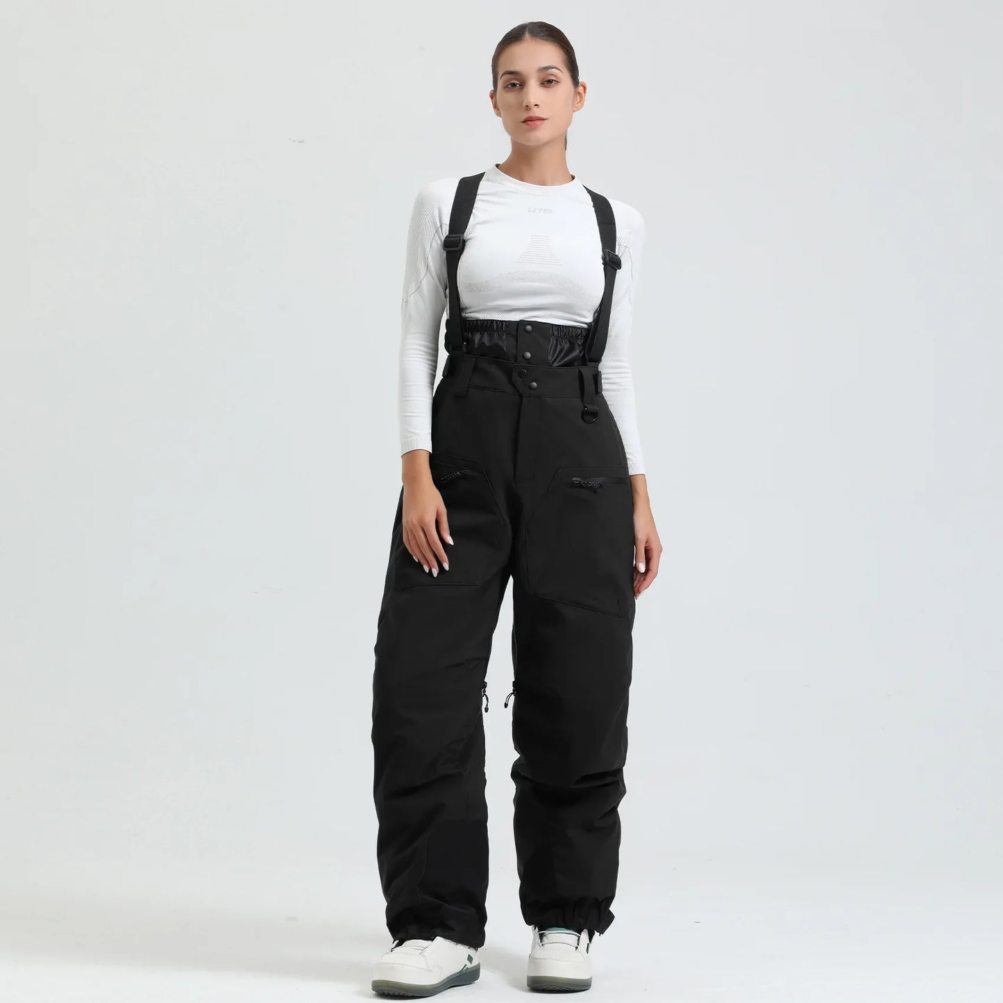 Unisex Skihose Trägersystem Funktionsmaterial