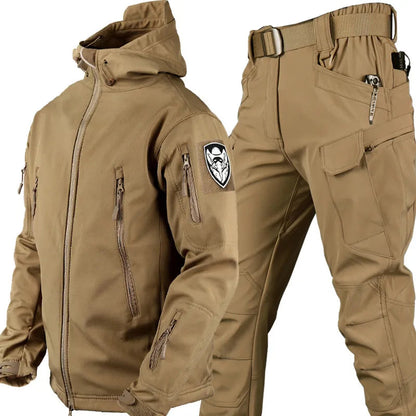 Herren Wasserdichte Skijacke und -hose Funktion