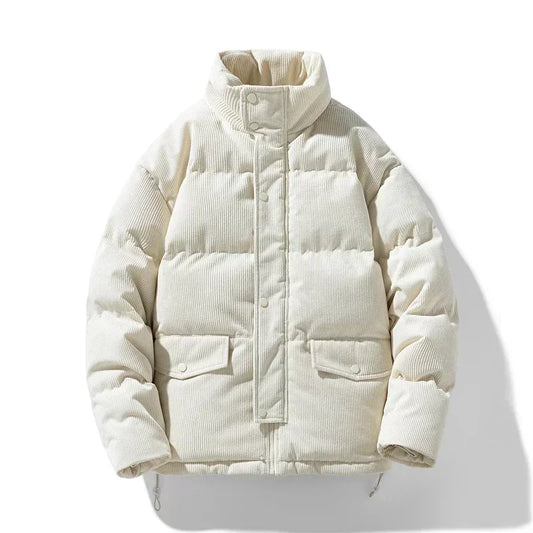 Norvielle Herren Winter-Cord-Steppjacke - Norvielle