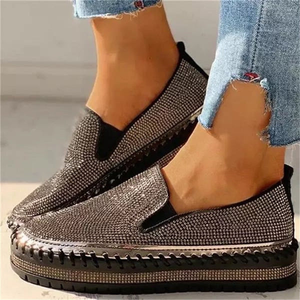 Norvielle Damen Slip-On Sneaker Schillernd