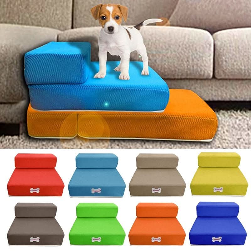 Hundetreppe Gelenkschonend für Sofa Bett Holz
