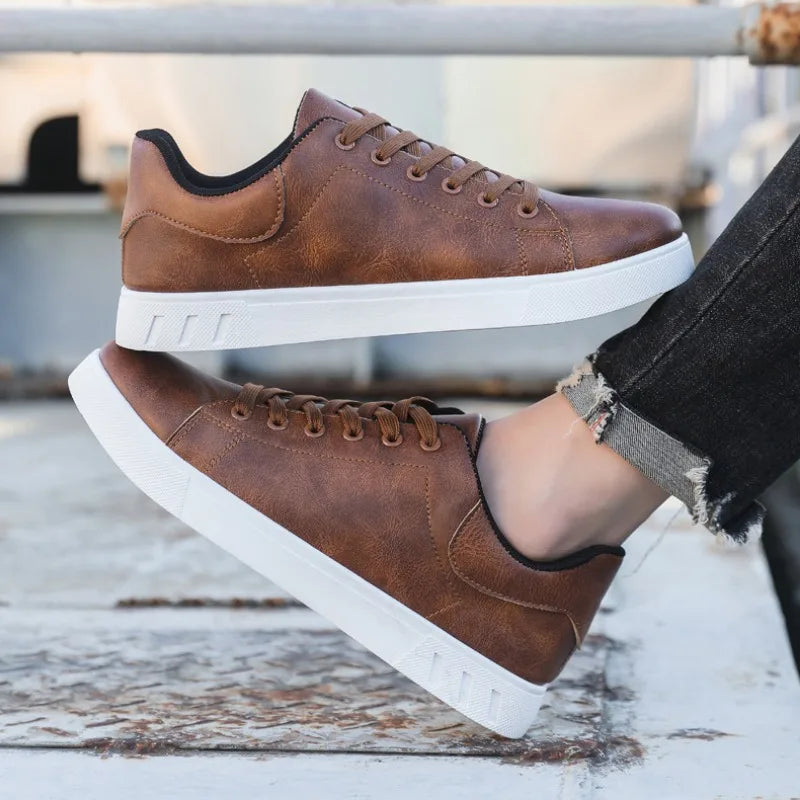 Herren Schnürschuhe Leder Klassisch