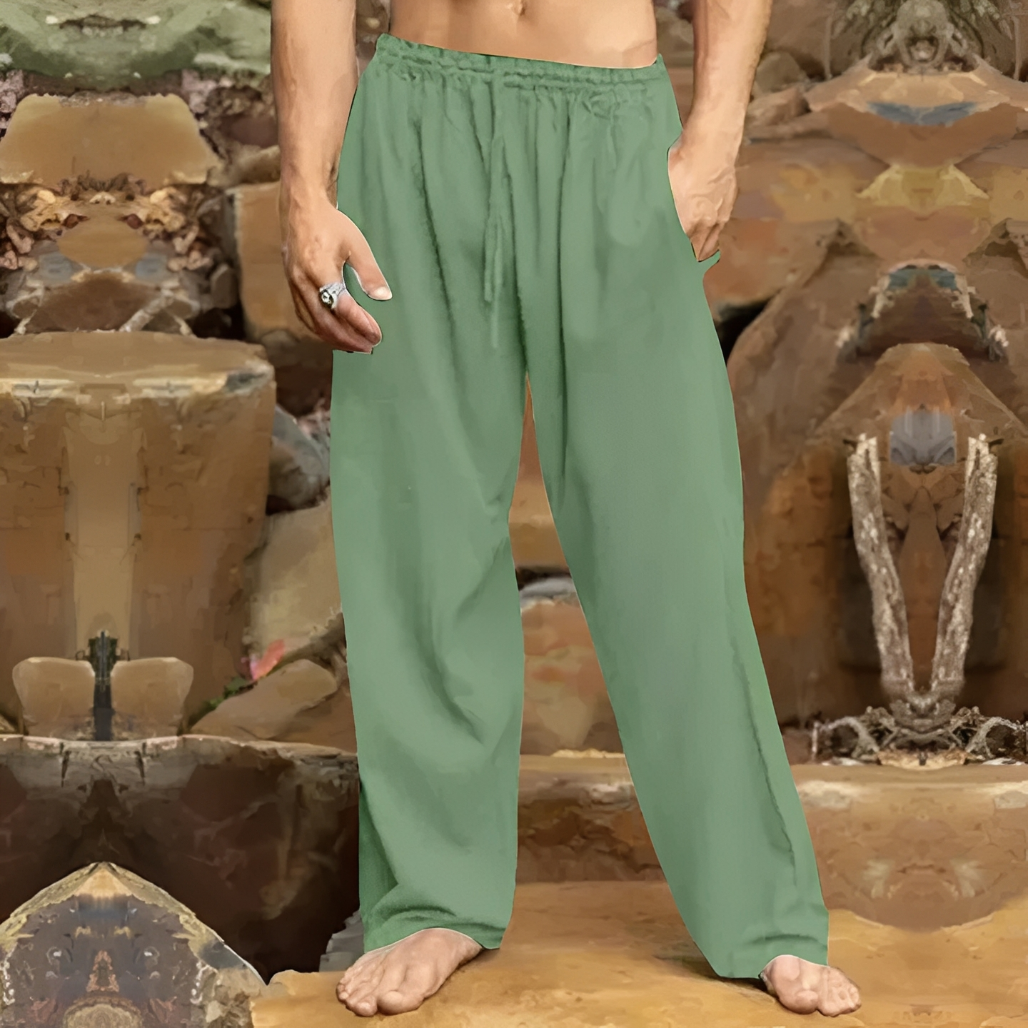 Herrenhose Atmungsaktives Material Bequem