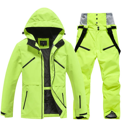 Unisex Skianzug 2-teilig Wasserdicht Funktionstil