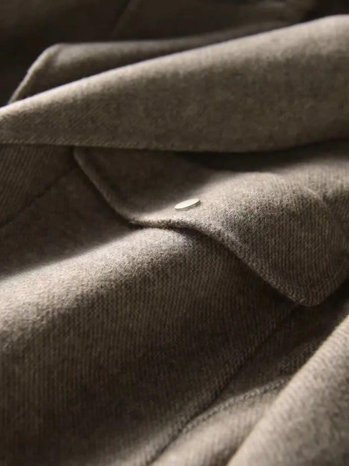 Norvielle Damen Klassische Wolljacke Klassisch