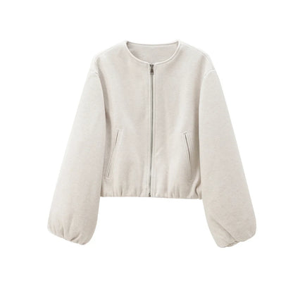 Damen Kurzjacke Reißverschluss