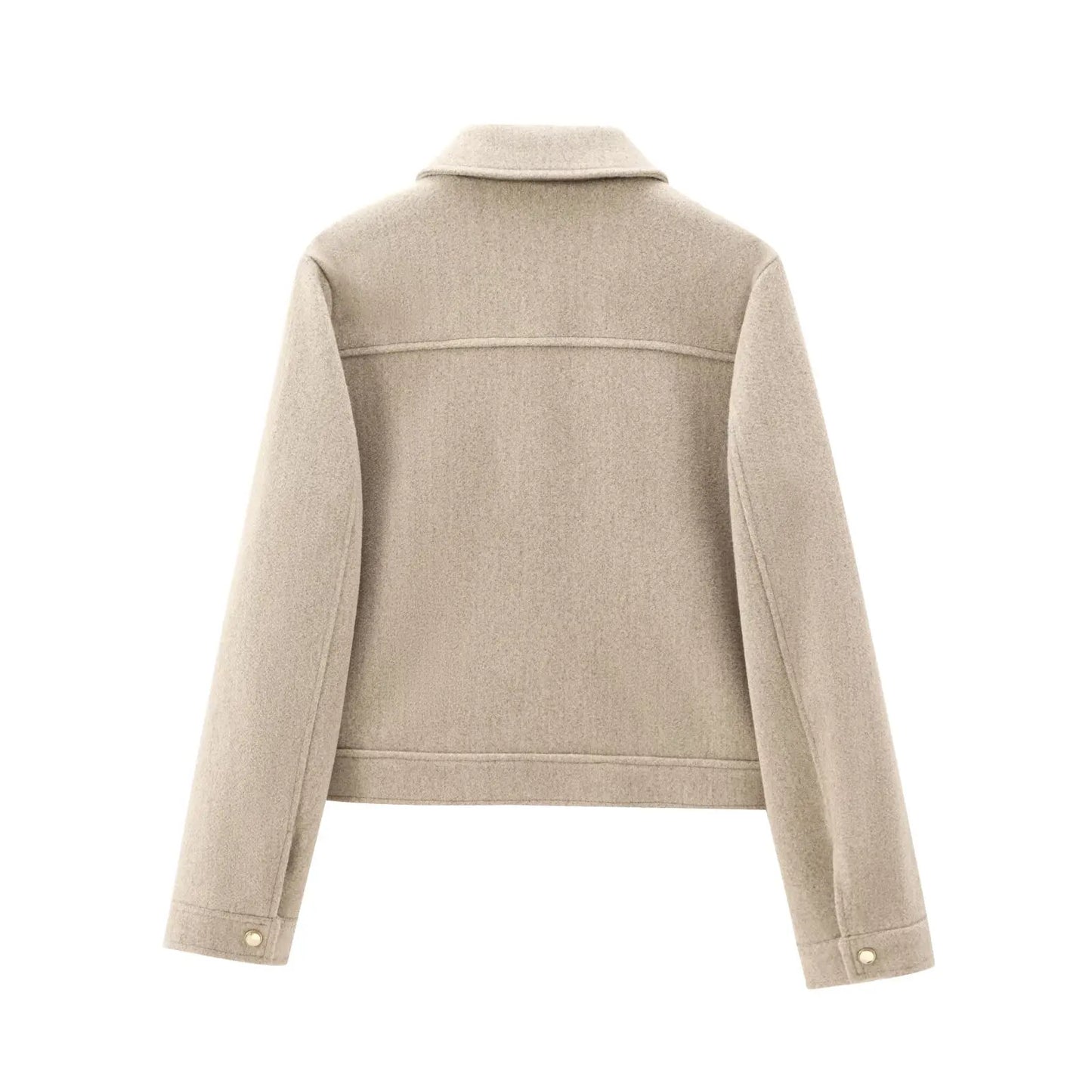Damen Freizeitjacke Wollmix Reißverschluss