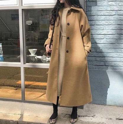 Norvielle Damen Eleganter Langmantel