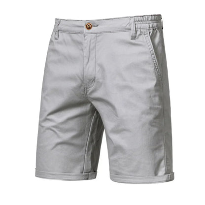 Herren Chino-Shorts mit Knopfleiste Beige