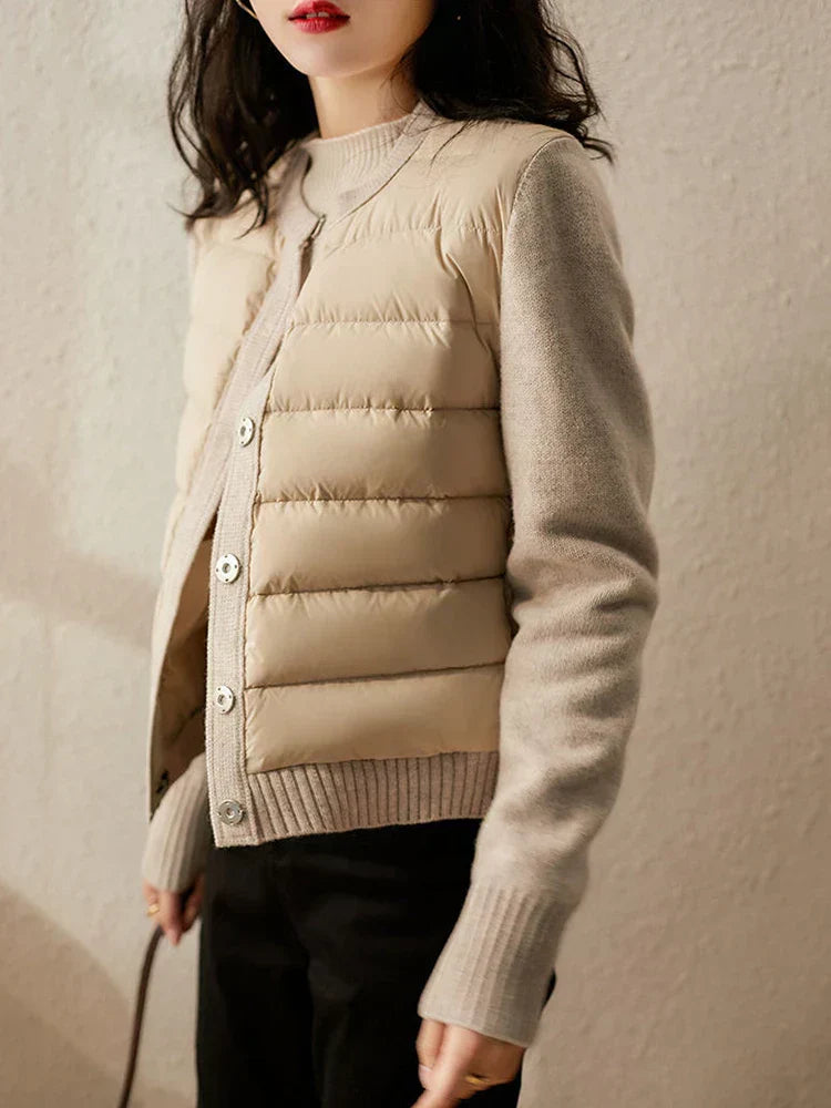 Damen Pufferjacke Norvielle Wollfüllung