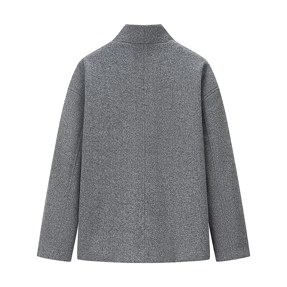 Lorayne Damen Oversized Doppelreihenjacke