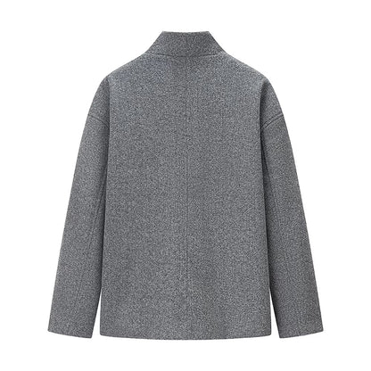 Lorayne Damen Oversized Doppelreihenjacke