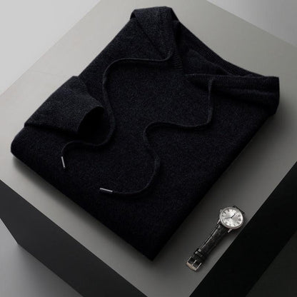 Merinohoodie Damen Herren Isoliert Warm