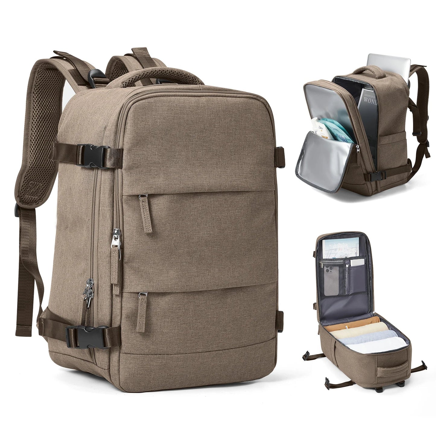 Reiserucksack Wasserdicht 15,6 Laptopfach Große Kapazität