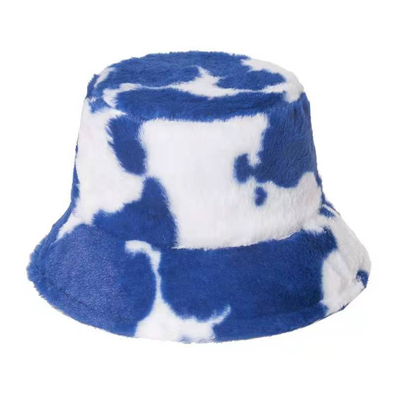 Weiche Unisex Mütze Warm Plüsch Winter Bucket Hat → Weiche Unisex