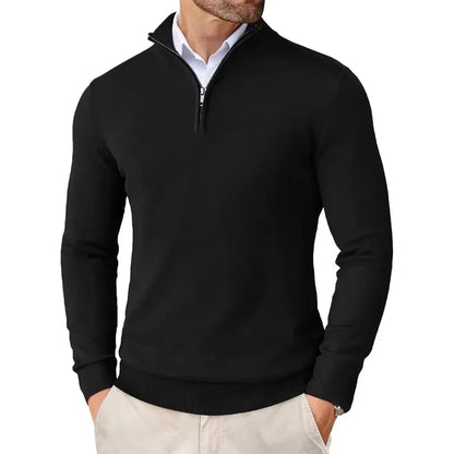 Herren Pullover Frontreißverschluss Ruhiger Schnitt