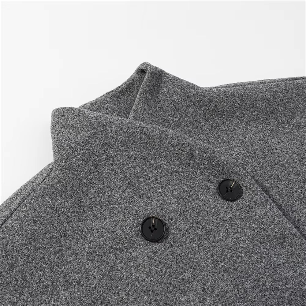 Lorayne Damen Oversized Doppelreihenjacke