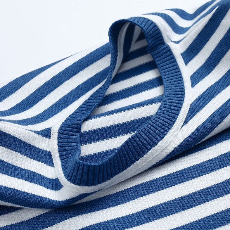 Damen Langarmshirt Lässig Gestreift